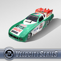 3D Model Download - Race Car - 2007 NHRA